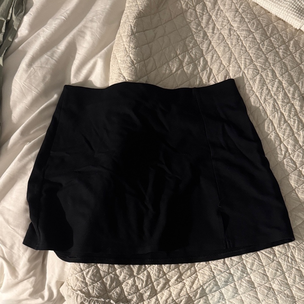 Black Mini Skirt - Classic A-Line skort from American eagle